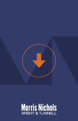 Blue box with arrow pointing down toward download links